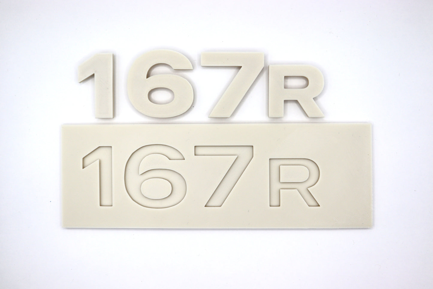 oldskool 167 R bordje