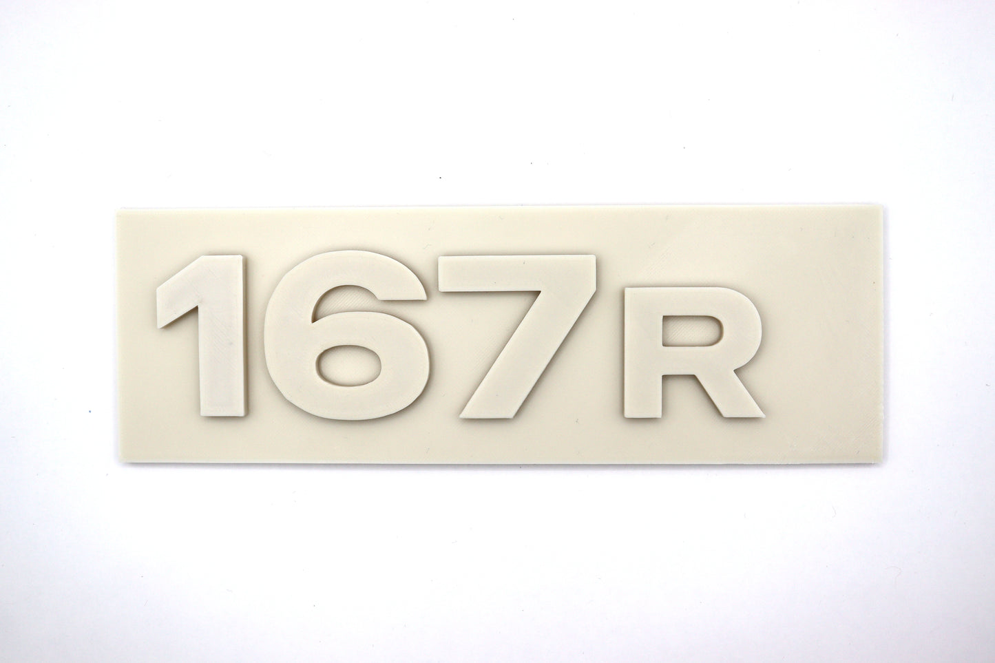 oldskool 167 R bordje
