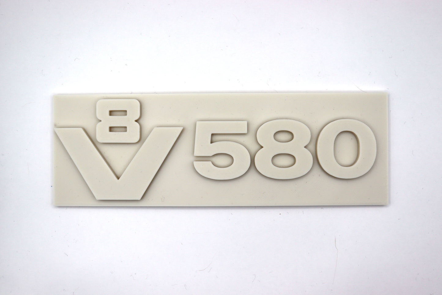 oldskool V8 580 bordje